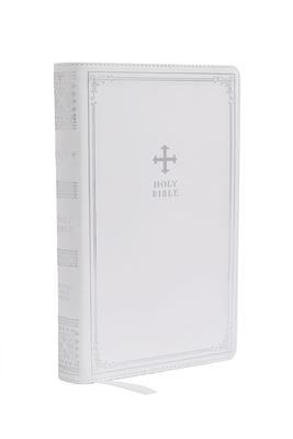 Vorderes Coverbild Nrsv, Catholic Bible, Gift Edition, Leathersoft, White, Comfort Print
