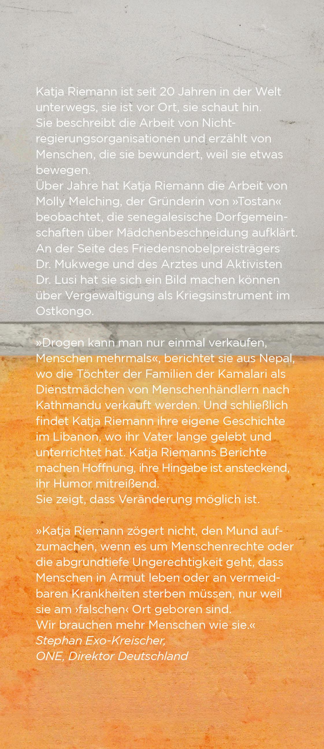 Beispielinhalt (Bild) Jeder hat. Niemand darf.