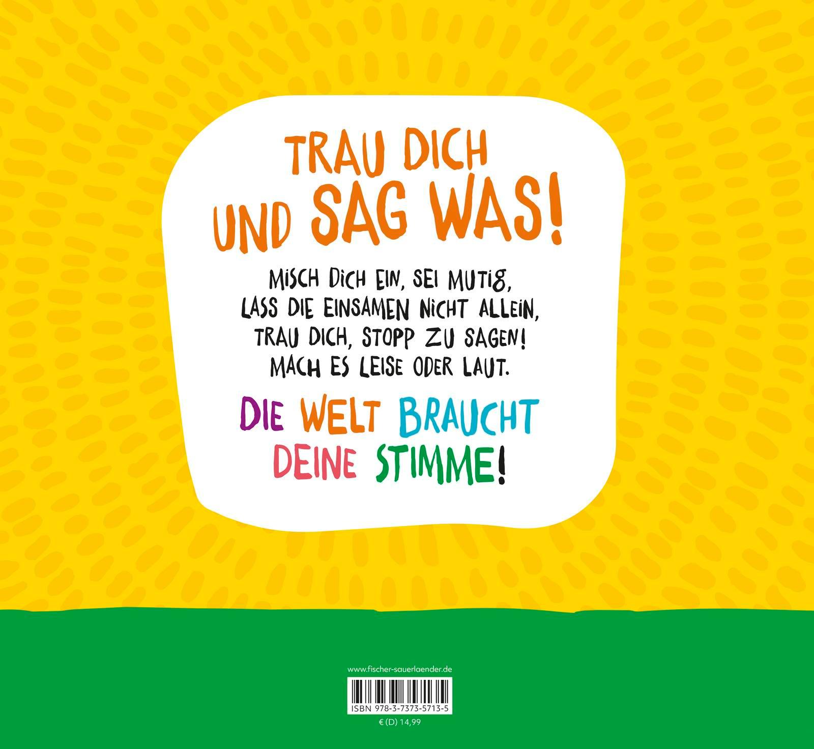 Rückseitencover Trau dich, sag was!