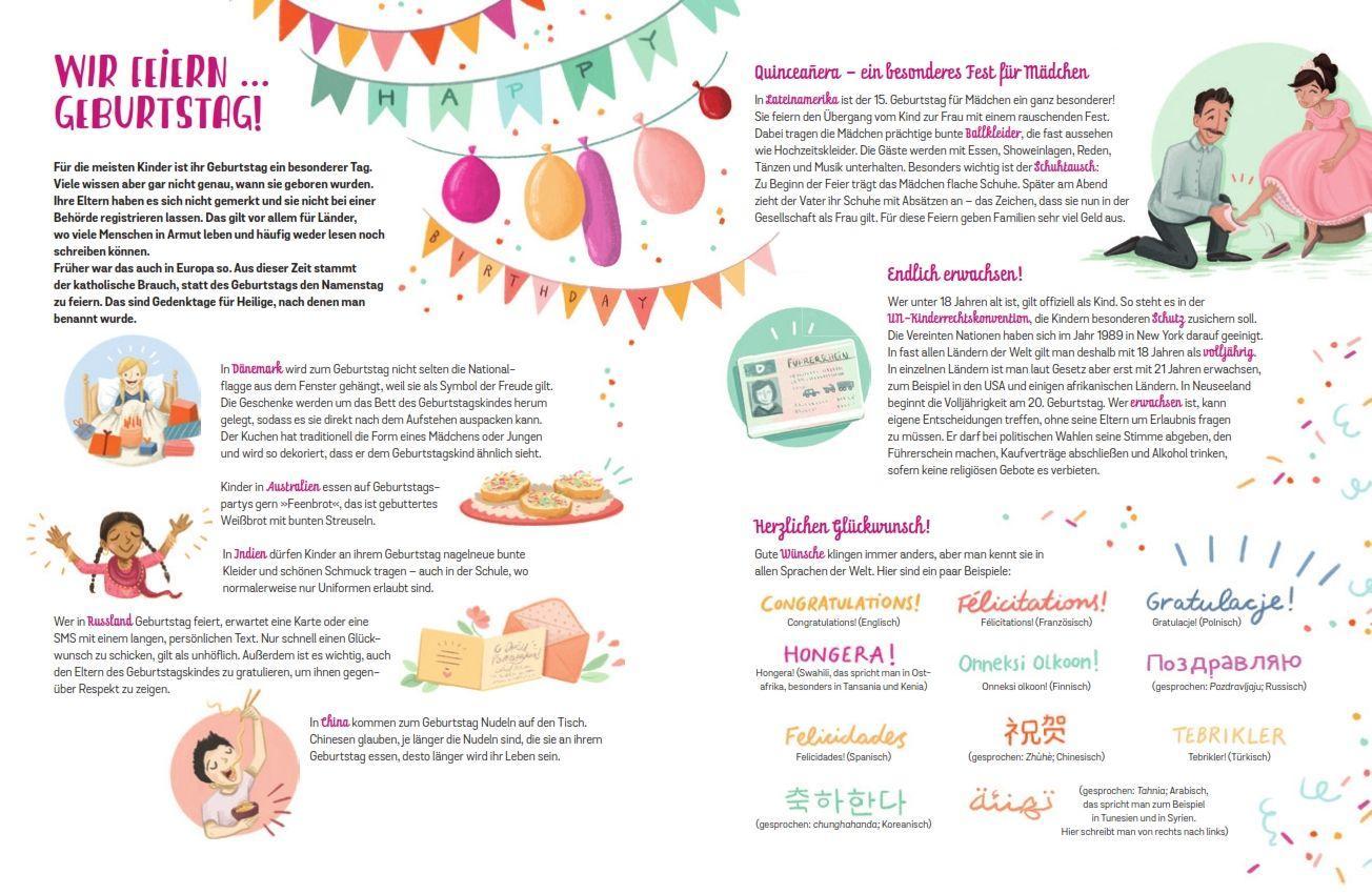 Beispielinhalt (Bild) Geburtstag, Karneval & Lichterfest - So feiert man Feste anderswo