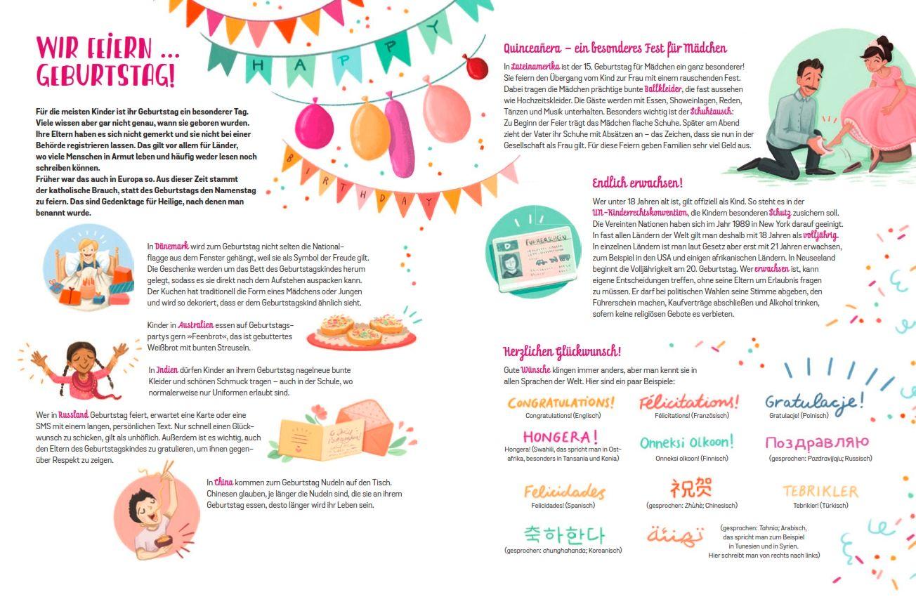 Beispielinhalt (Bild) Geburtstag, Karneval & Lichterfest - So feiert man Feste anderswo