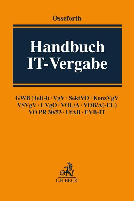 Vorderes Coverbild Handbuch IT-Vergabe