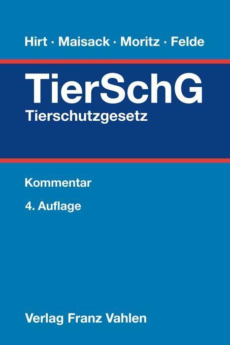 Vorderes Coverbild Tierschutzgesetz