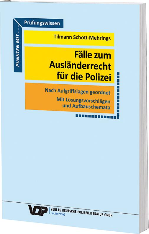 Vorderes Coverbild Fälle zum Ausländerrecht für die Polizei