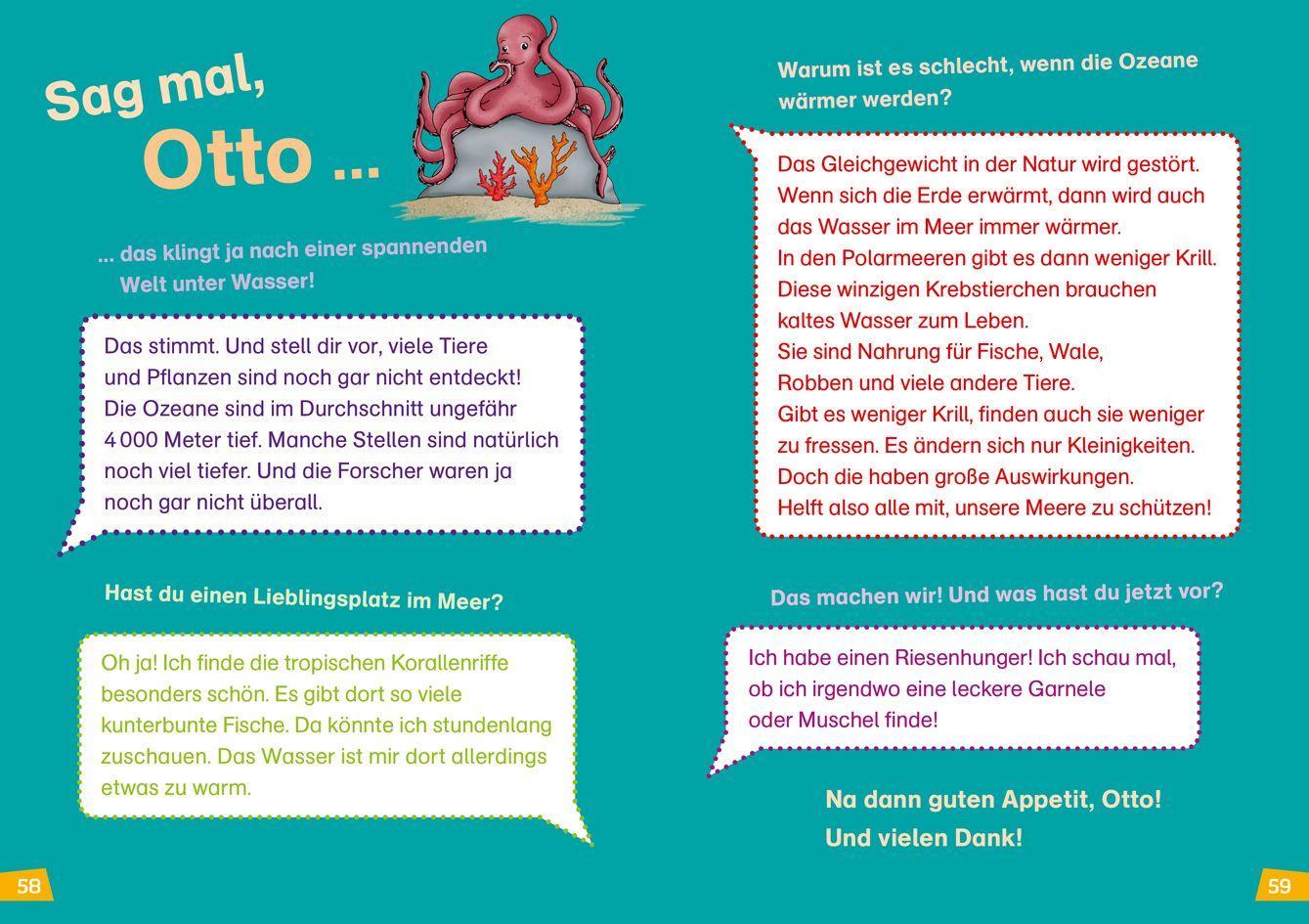 Beispielinhalt (Bild) WAS IST WAS Erstes Lesen Band 12. Ozeane