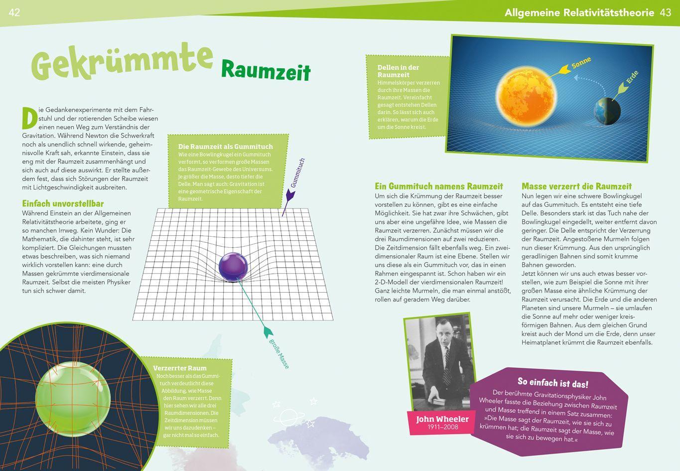 Beispielinhalt (Bild) WAS IST WAS Naturwissenschaften easy! Physik. Einsteins Universum.
