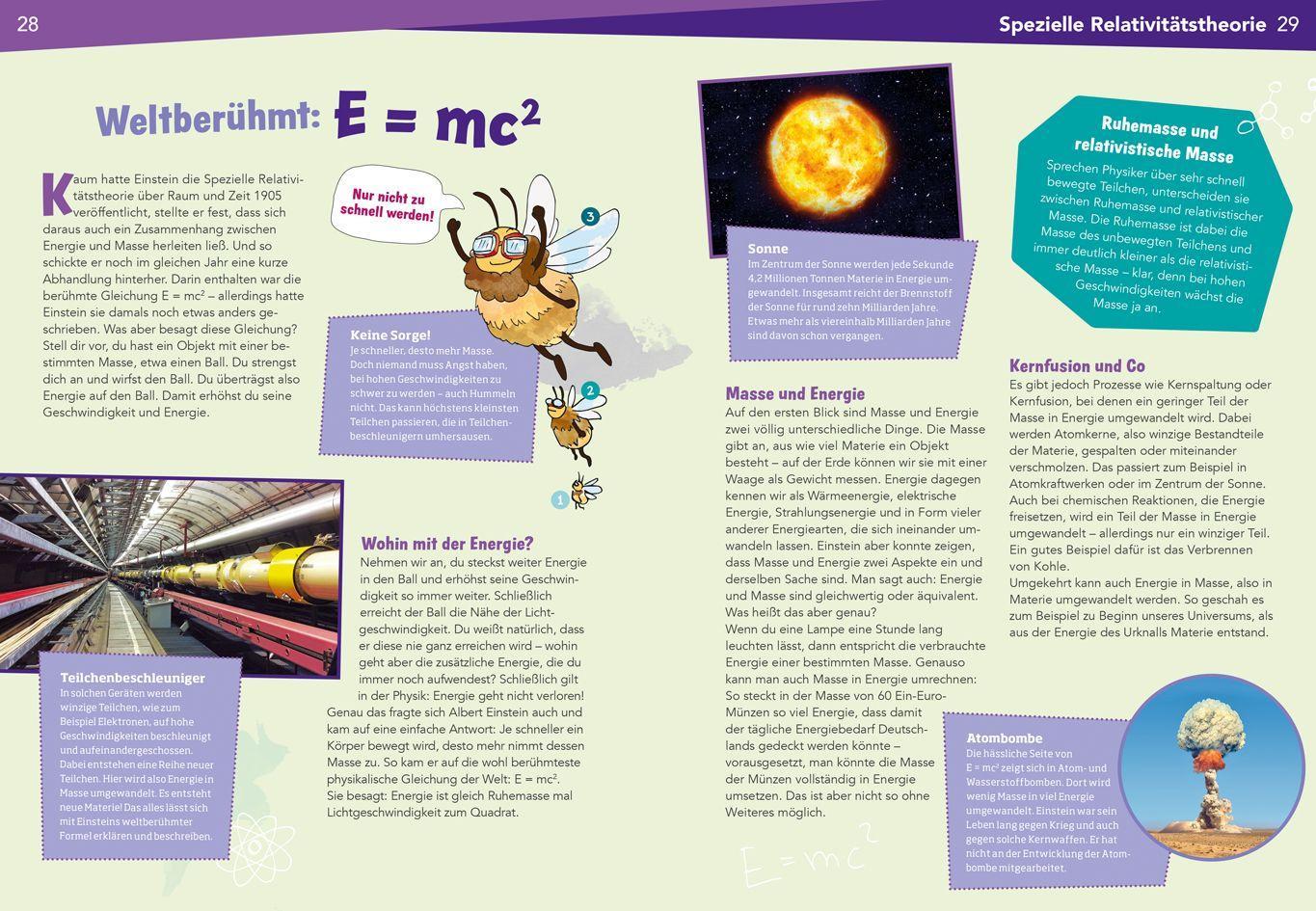 Beispielinhalt (Bild) WAS IST WAS Naturwissenschaften easy! Physik. Einsteins Universum.