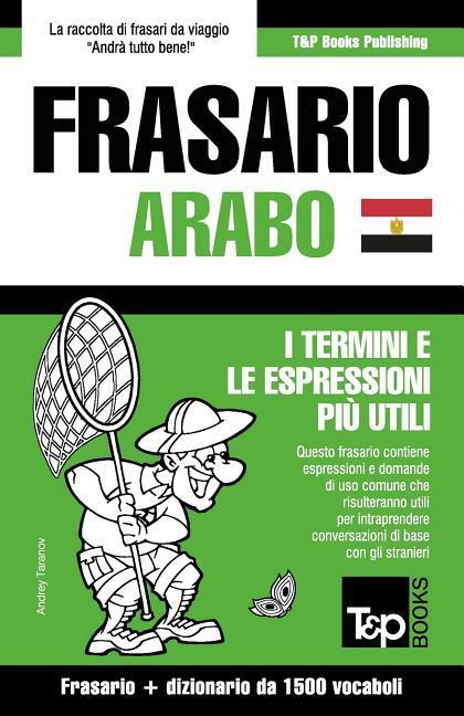 Vorderes Coverbild Frasario Italiano-Arabo Egiziano e dizionario ridotto da 1500 vocaboli