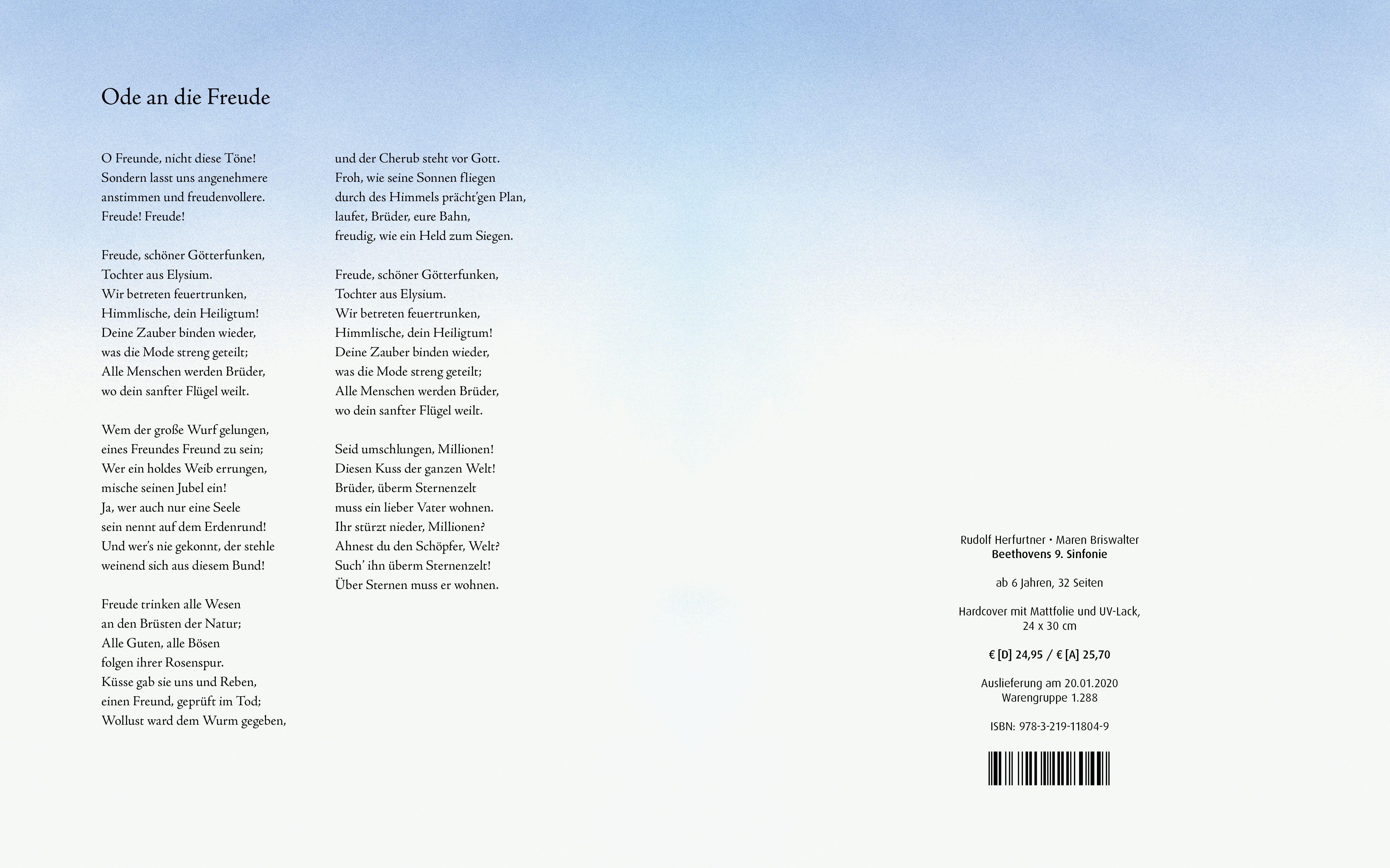 Beispielinhalt (Bild) Beethovens 9. Sinfonie (Das musikalische Bilderbuch mit CD im Buch und zum Streamen)