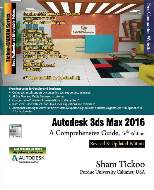 Vorderes Coverbild Autodesk 3ds Max 2016