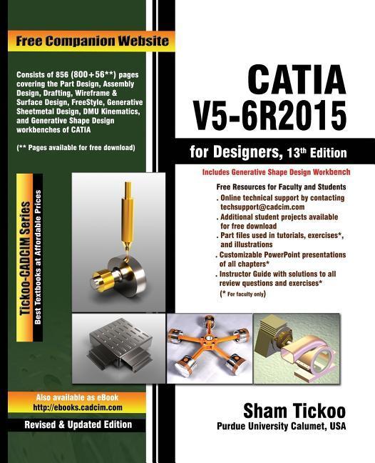 Vorderes Coverbild CATIA V5-6R2015 for Designers