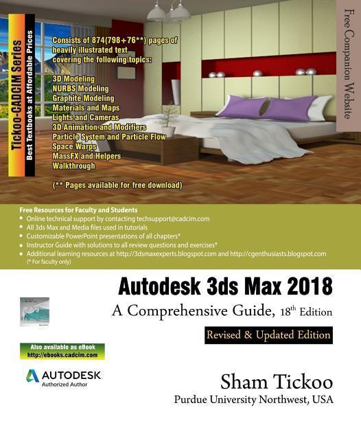 Vorderes Coverbild Autodesk 3ds Max 2018: A Comprehensive Guide