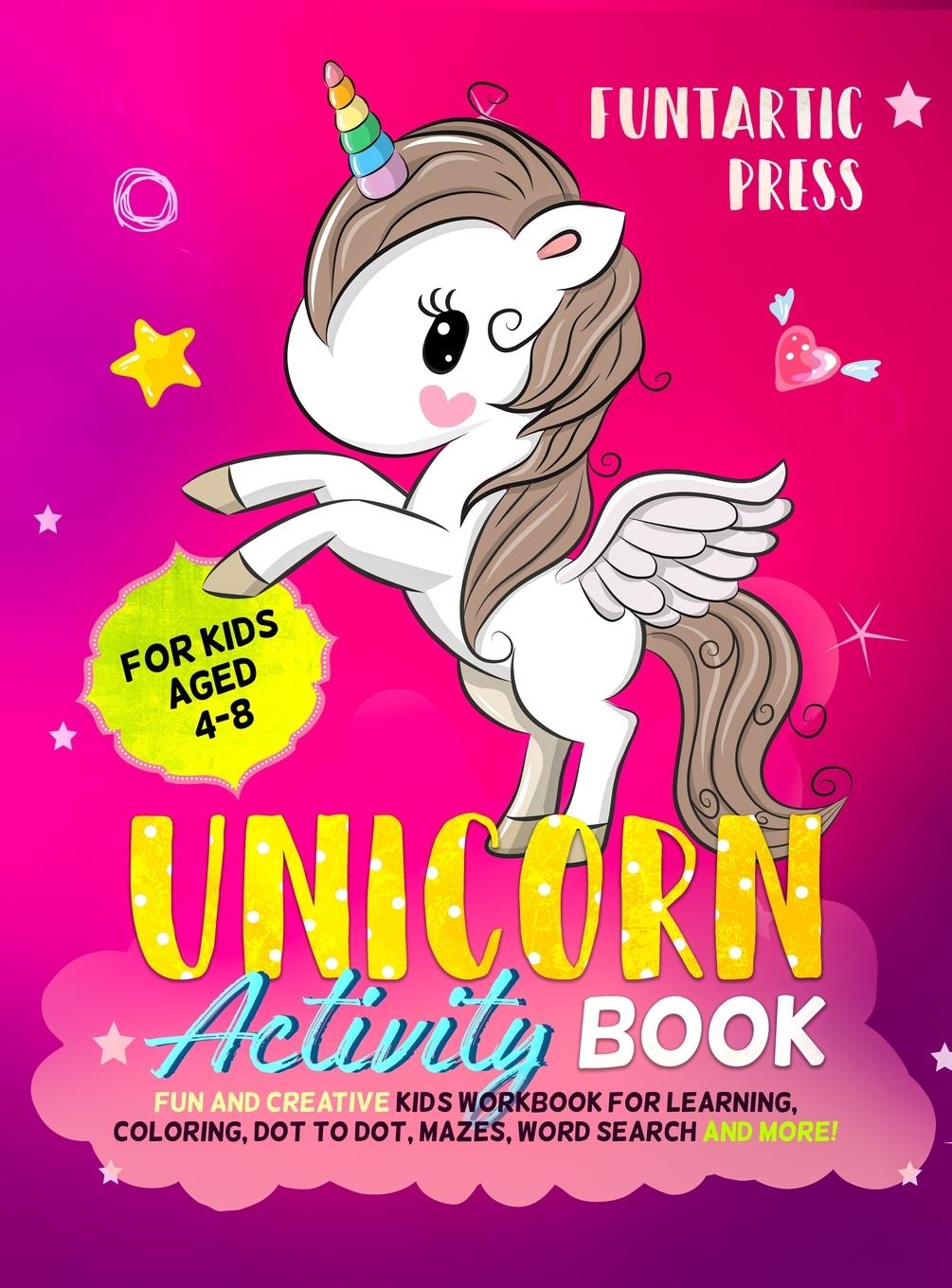 Vorderes Coverbild Unicorn Activity Book for Kids Ages 4-8