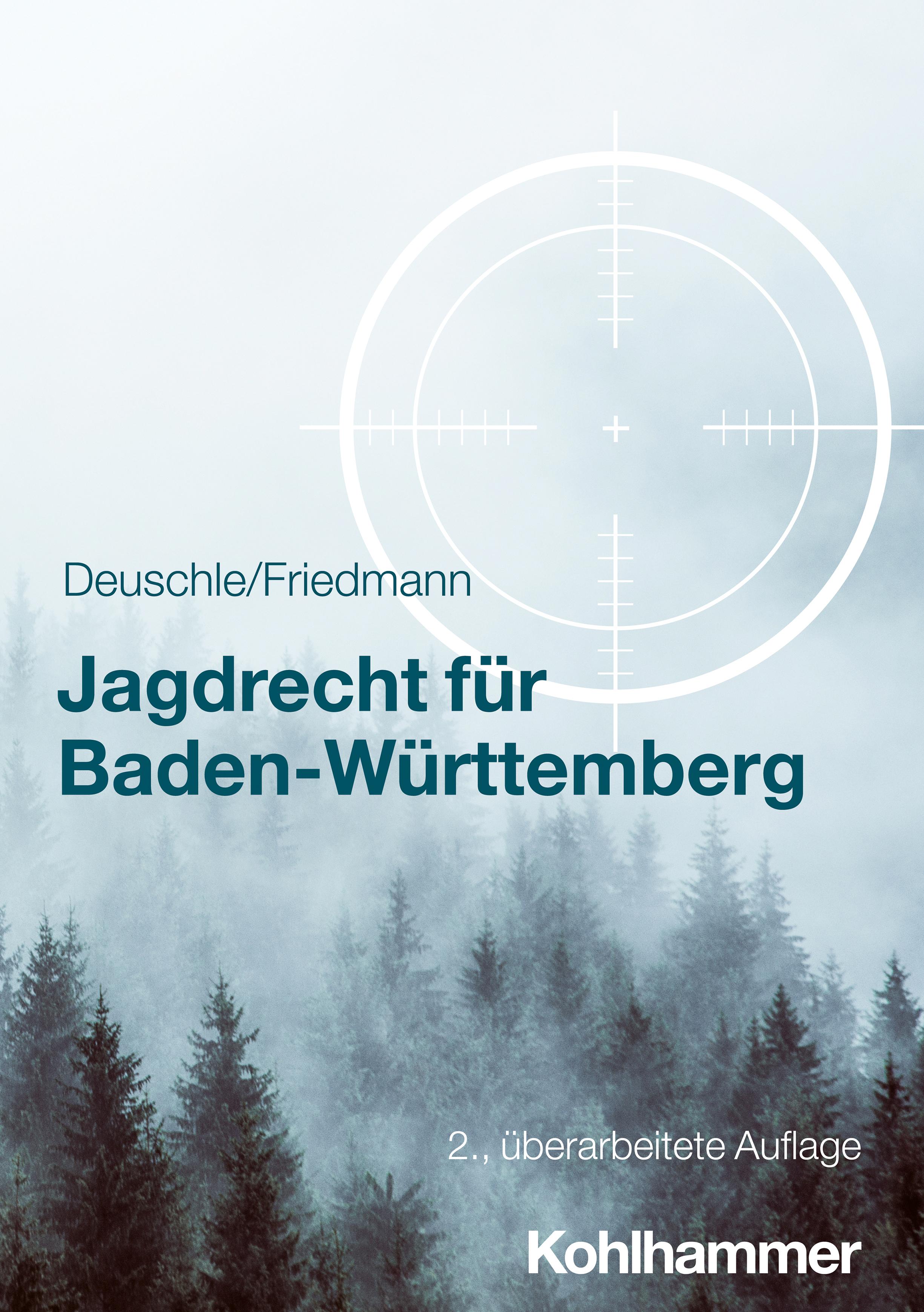 Vorderes Coverbild Jagdrecht für Baden-Württemberg
