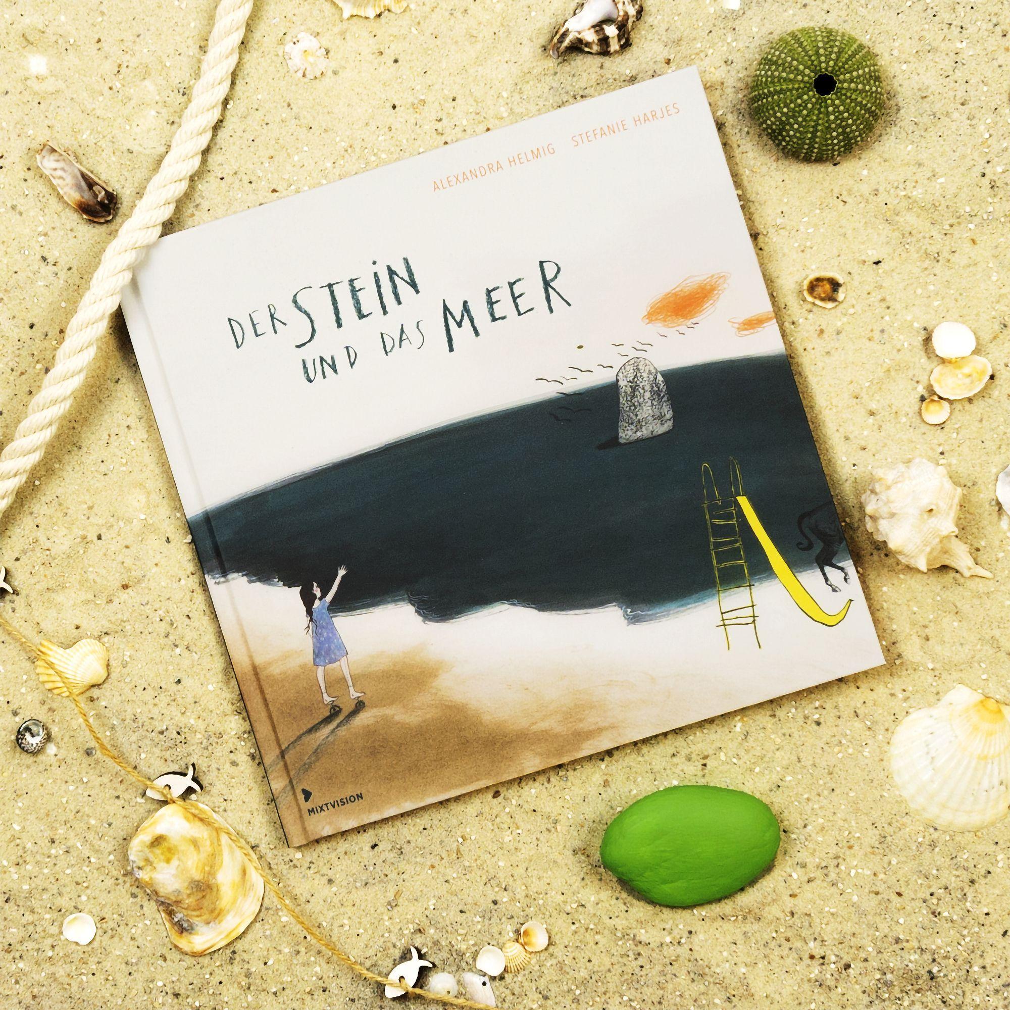 Beispielinhalt (Bild) Der Stein und das Meer - Nominiert für den Deutschen Jugendliteraturpreis 2021