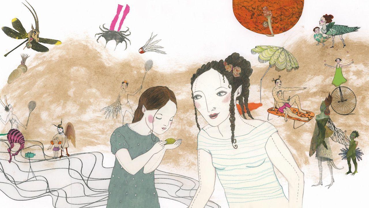 Beispielinhalt (Bild) Der Stein und das Meer - Nominiert für den Deutschen Jugendliteraturpreis 2021