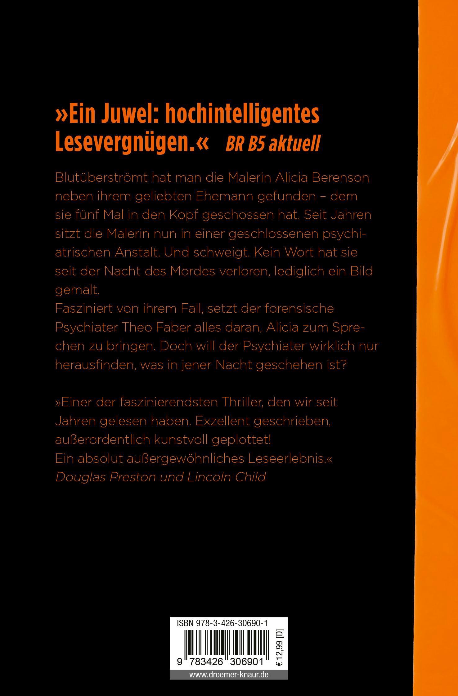 Rückseitencover Die stumme Patientin