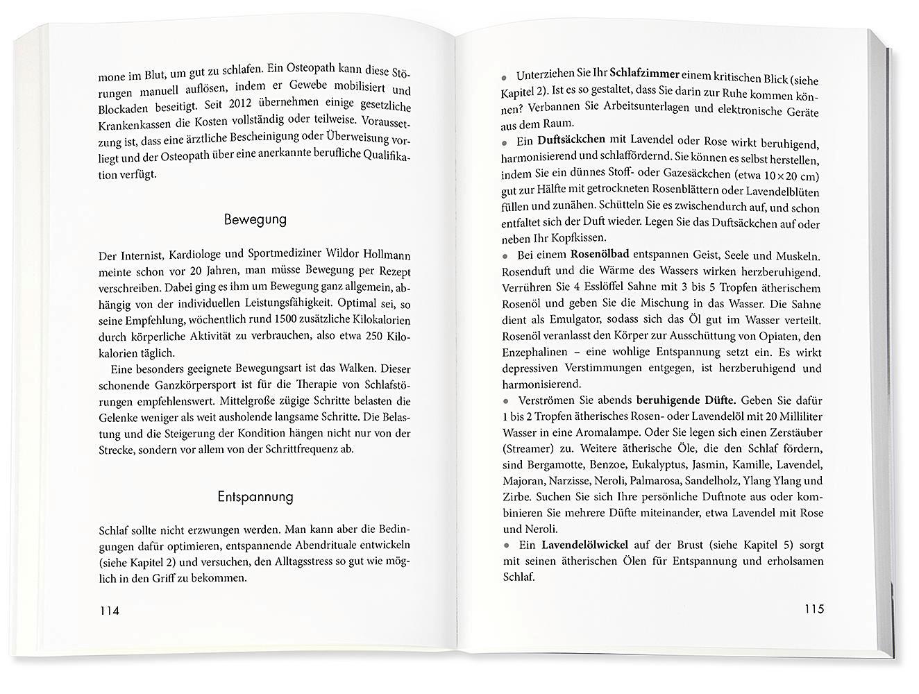 Beispielinhalt (Bild) Mein kleines Buch vom guten Schlaf