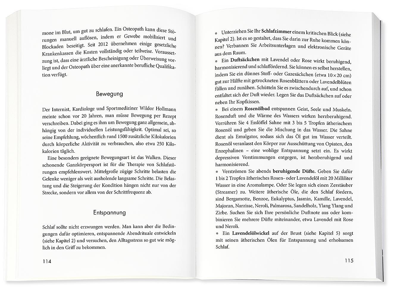 Beispielinhalt (Bild) Mein kleines Buch vom guten Schlaf