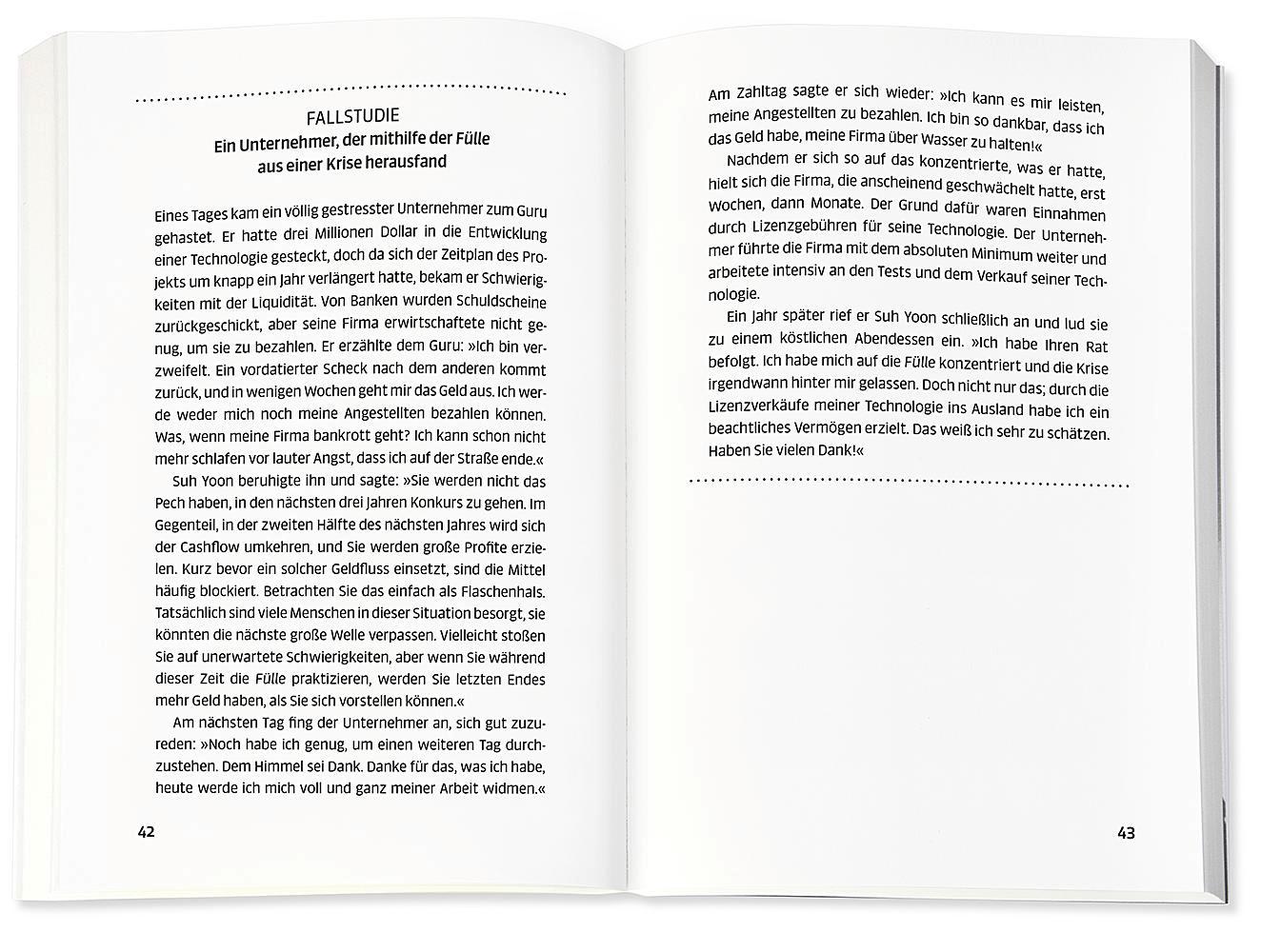 Beispielinhalt (Bild) Fühl dich reich und werde reich