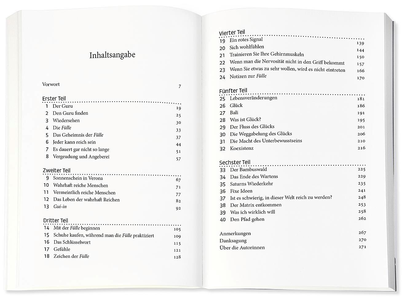 Beispielinhalt (Bild) Fühl dich reich und werde reich