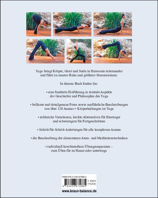 Rückseitencover Yoga - Das große Praxisbuch für Einsteiger & Fortgeschrittene