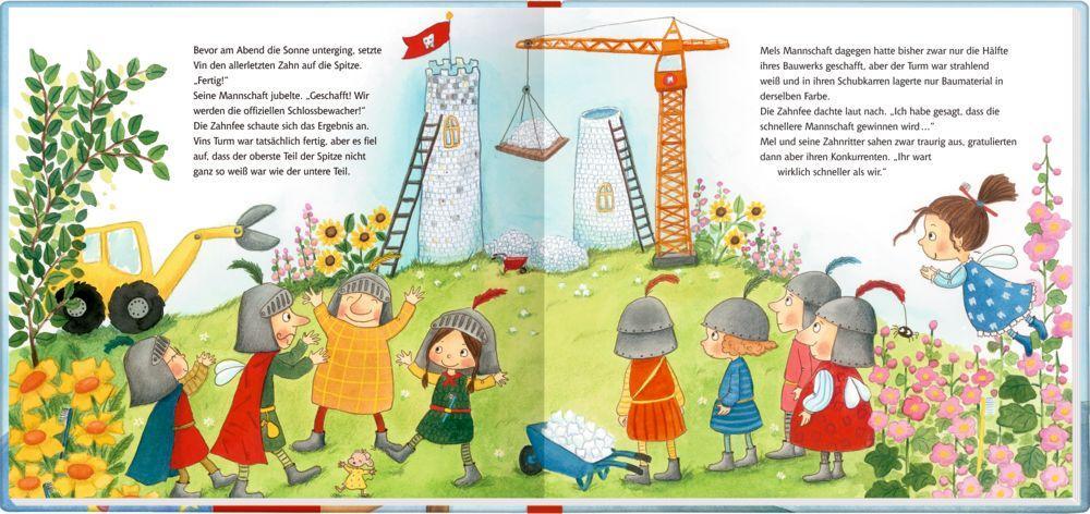 Beispielinhalt (Bild) Die kleine Zahnfee und ihre Zahnritter