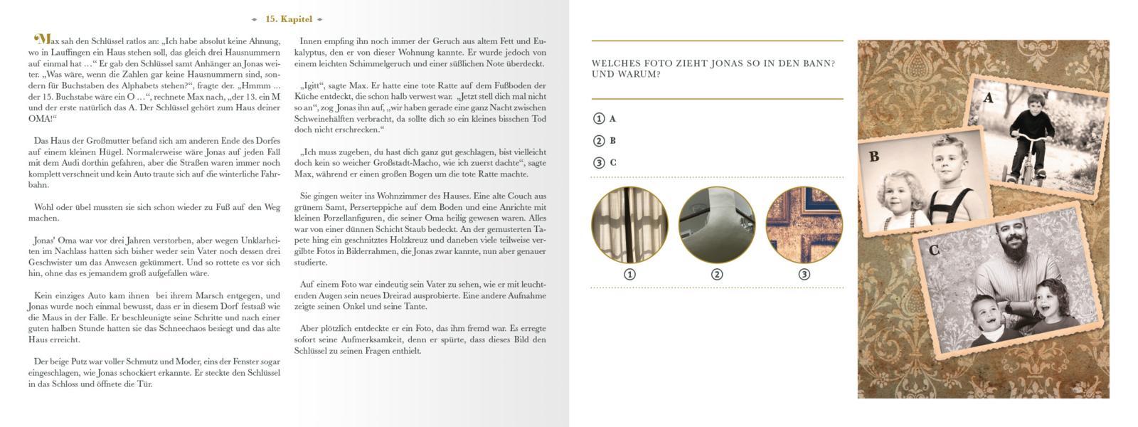 Beispielinhalt (Bild) Escape Room. Gefangen im Schnee