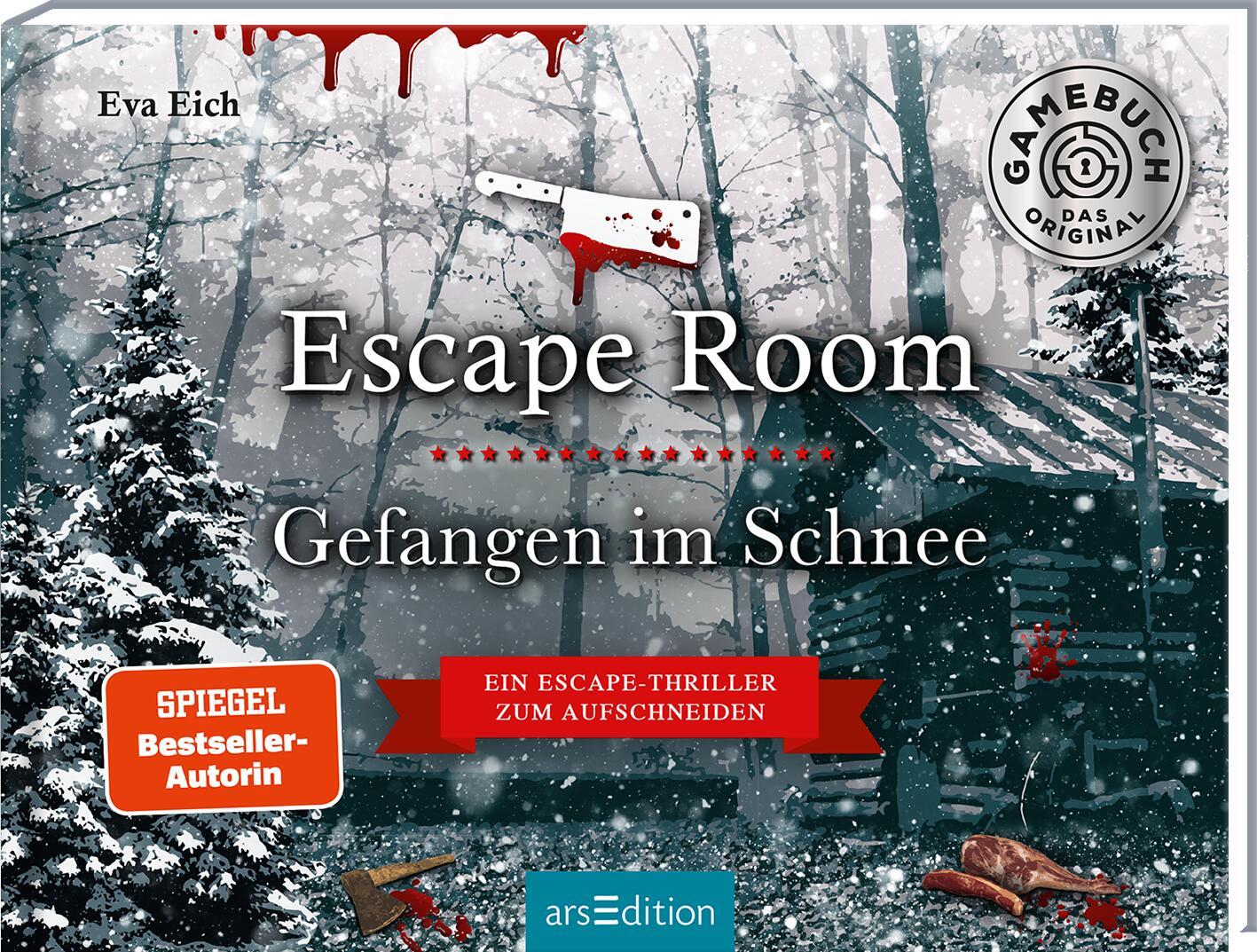 Vorderes Coverbild Escape Room. Gefangen im Schnee