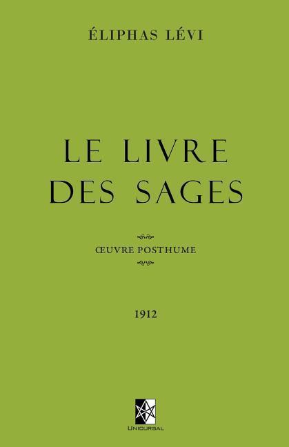 Vorderes Coverbild Le Livre des Sages