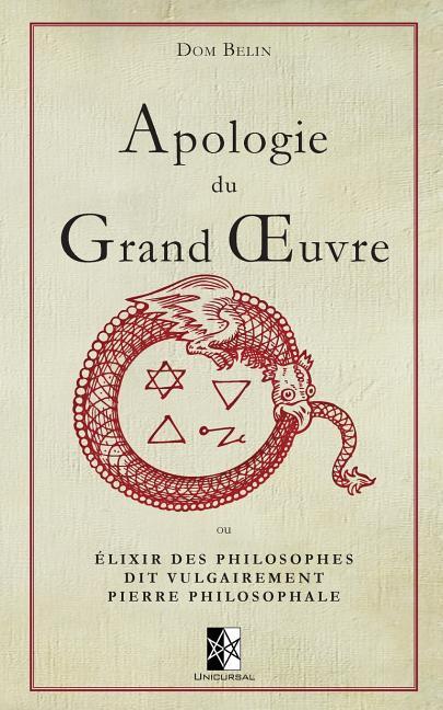 Vorderes Coverbild Apologie du Grand OEuvre