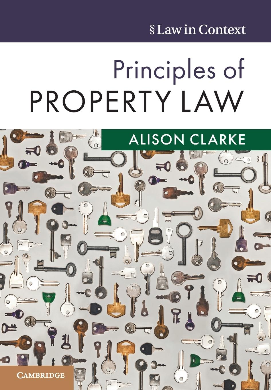 Vorderes Coverbild Principles of Property Law