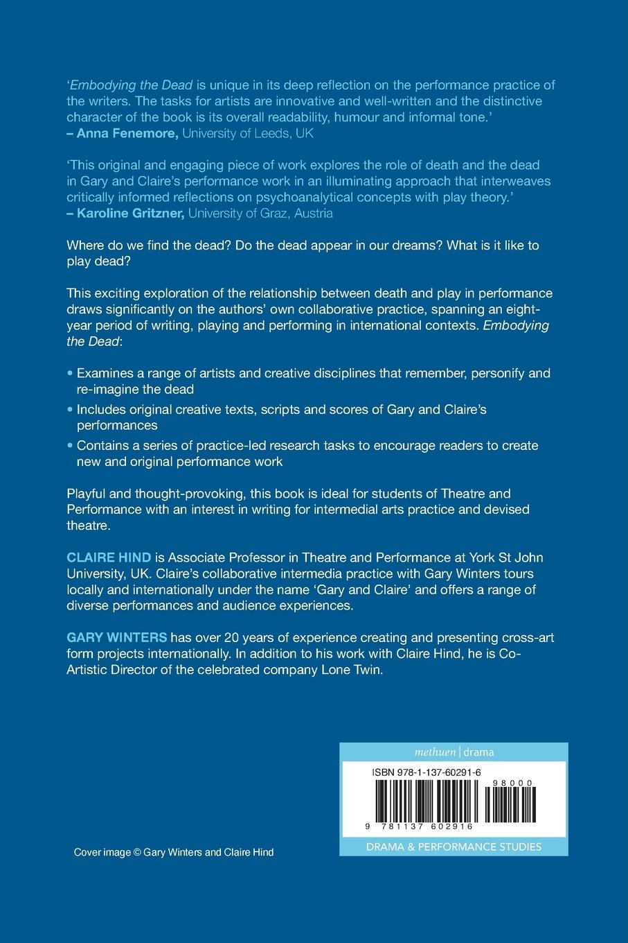 Rückseitencover Embodying the Dead