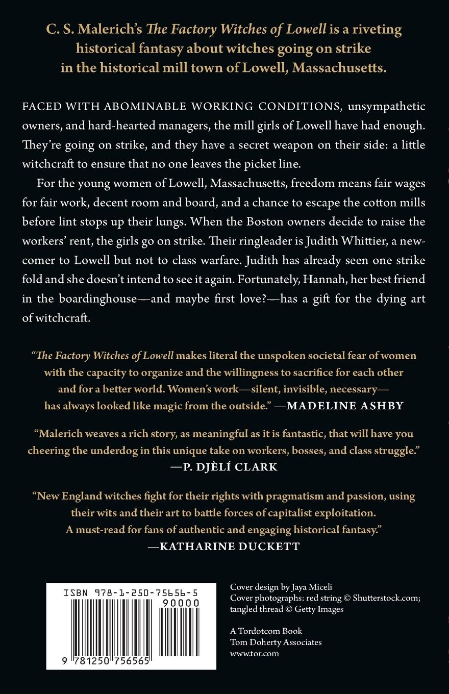 Rückseitencover Factory Witches of Lowell