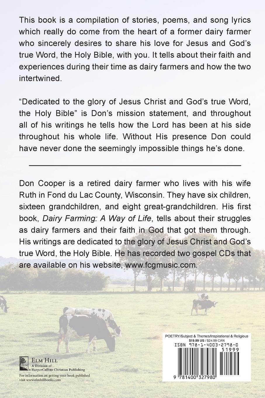 Rückseitencover The Stories, Poems, and Songs from the Heart of an Old Farmer