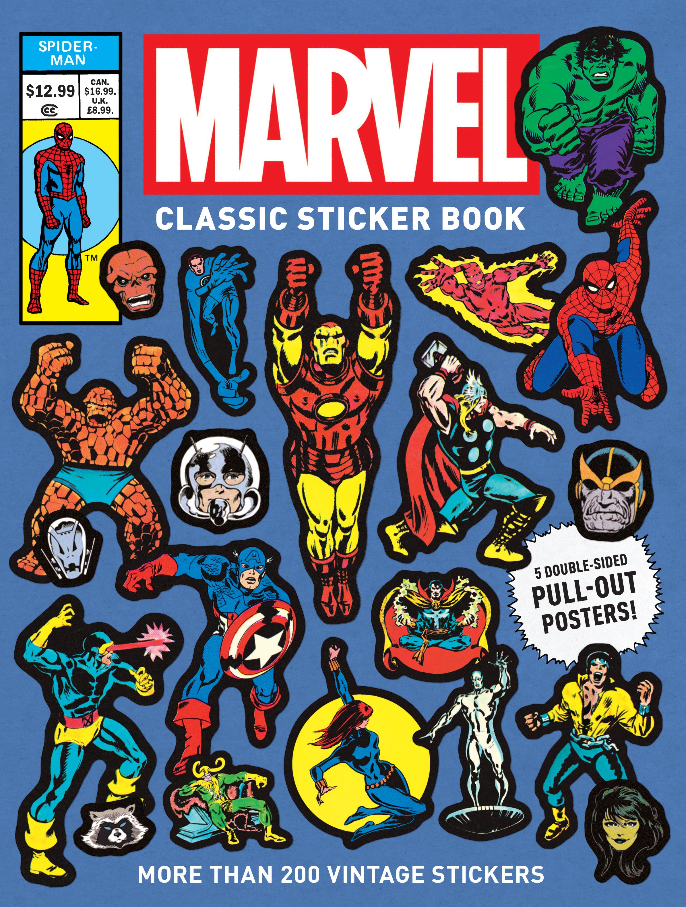 Vorderes Coverbild Marvel Classic Sticker Book