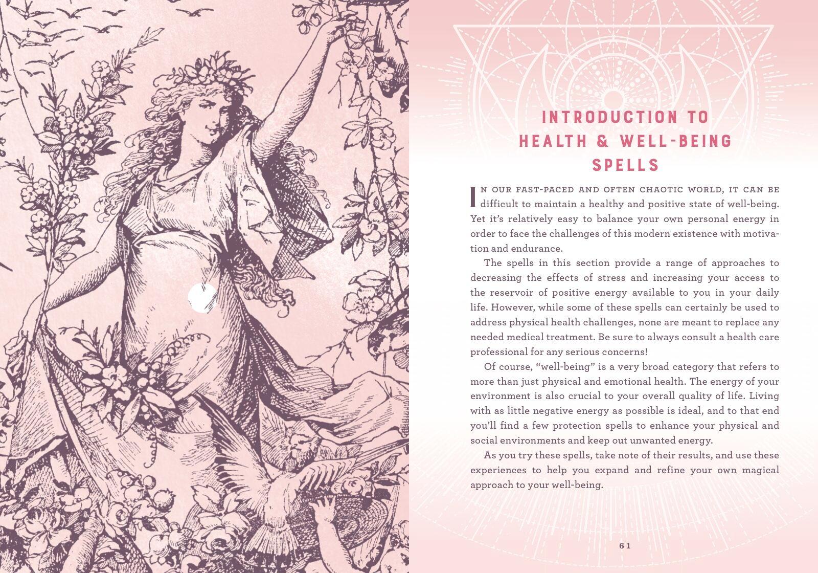 Beispielinhalt (Bild) Wicca Book of Spells