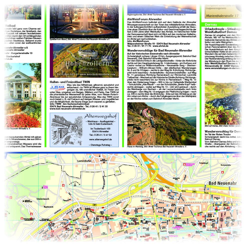 Beispielinhalt (Bild) Bad Neuenahr-Ahrweiler und das Ahrtal 1:25 000