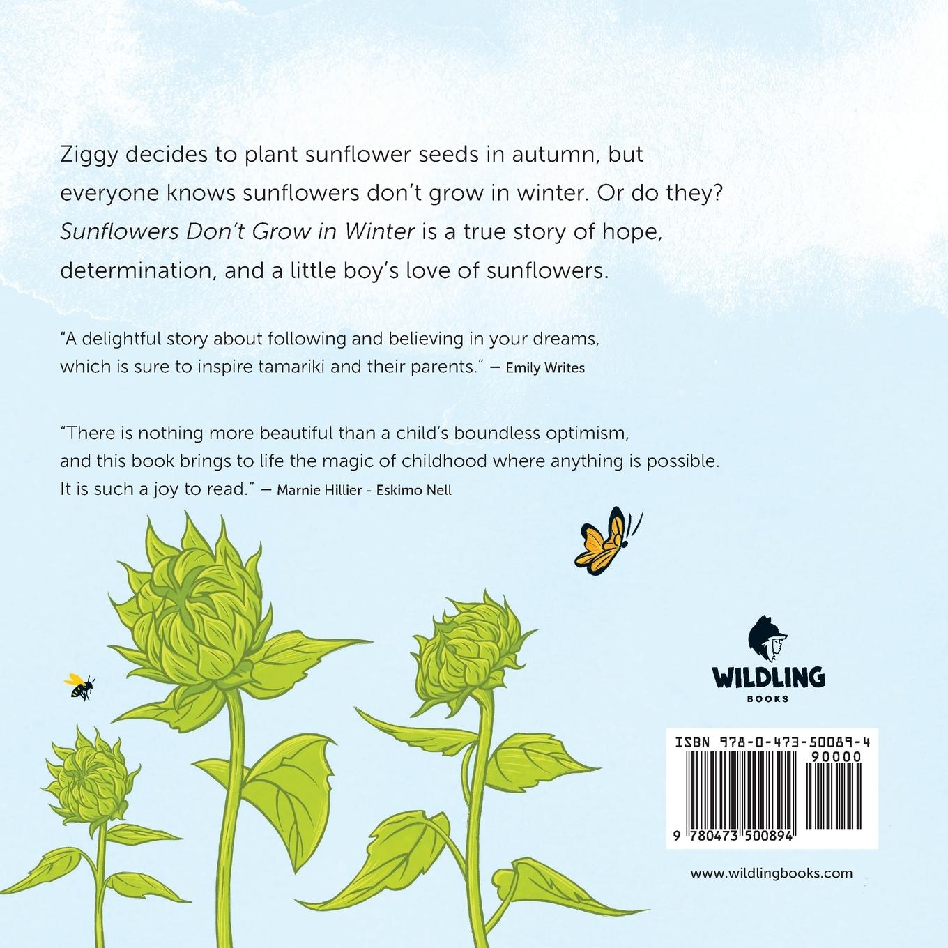 Rückseitencover Sunflowers Don't Grow in Winter