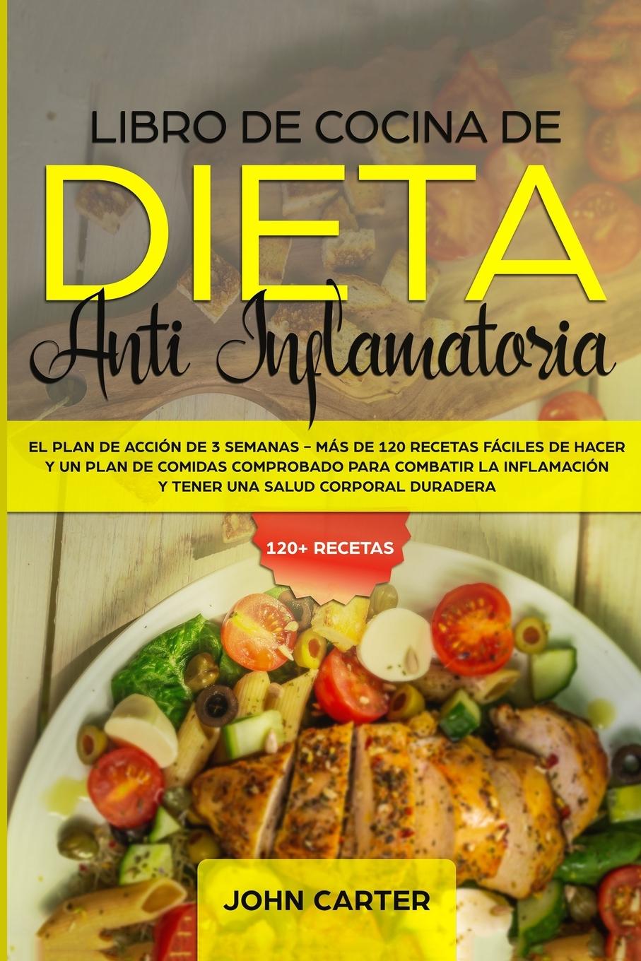 Vorderes Coverbild Libro de Cocina de Dieta Anti Inflamatoria