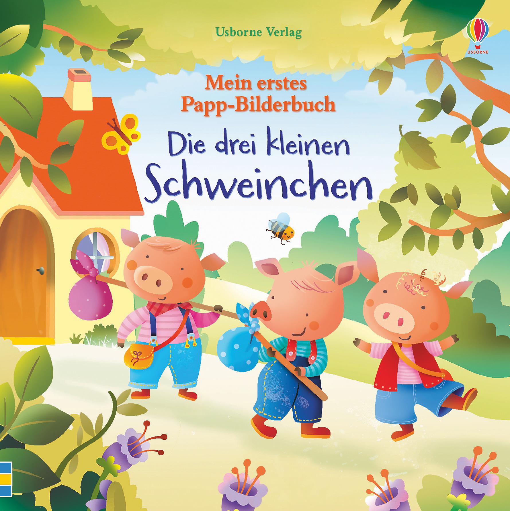 Vorderes Coverbild Mein erstes Papp-Bilderbuch: Die drei kleinen Schweinchen