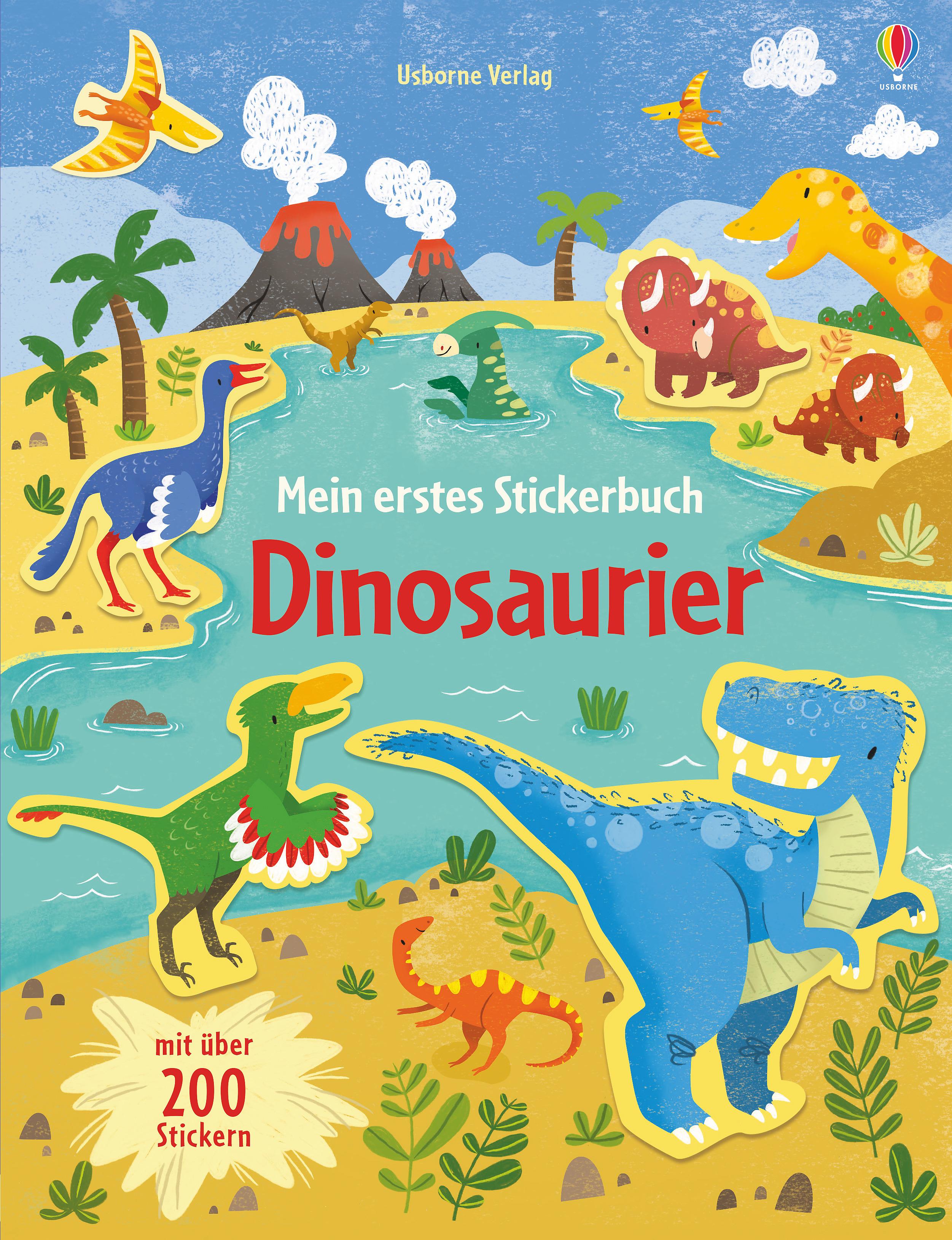 Vorderes Coverbild Mein erstes Stickerbuch: Dinosaurier