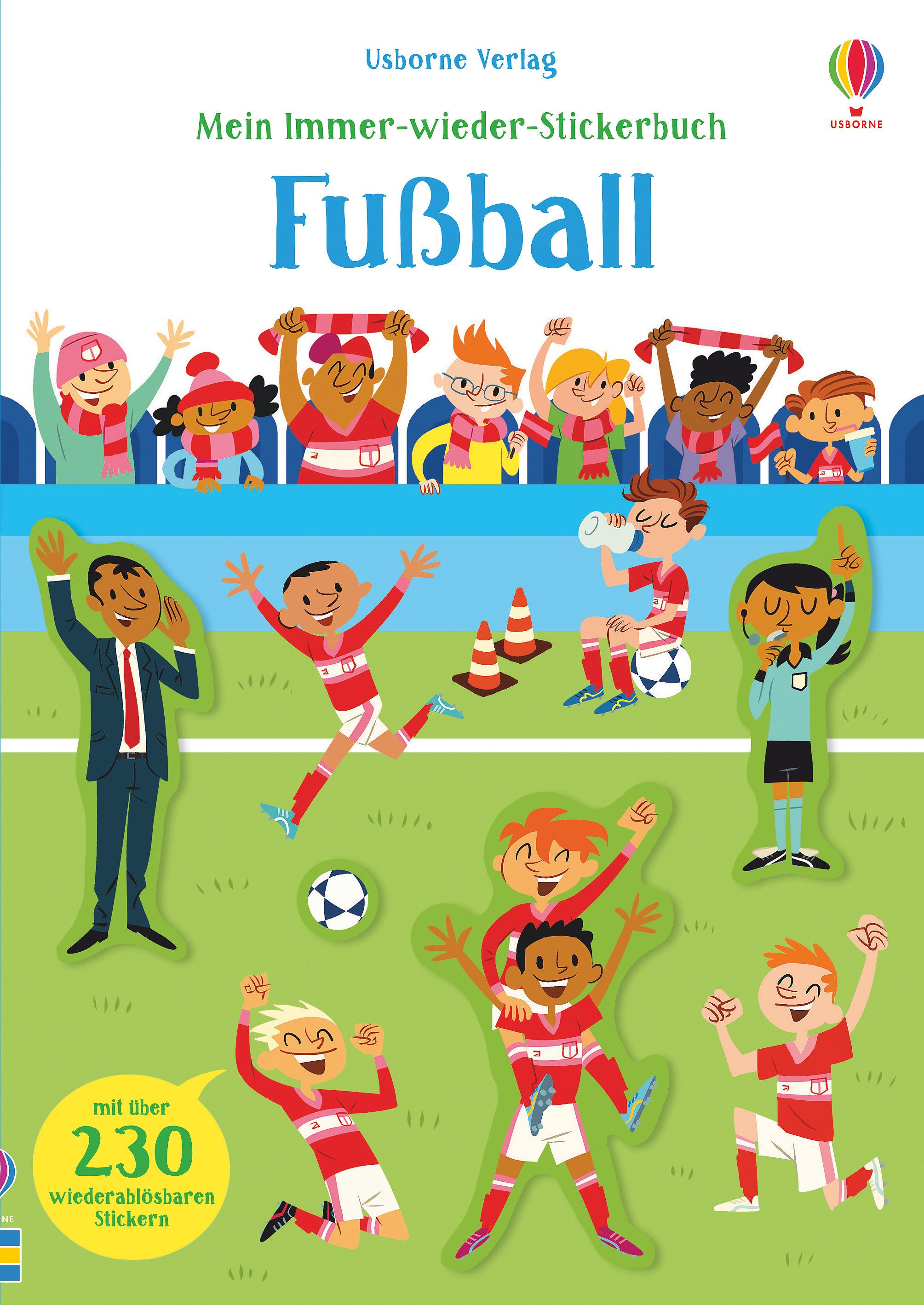Vorderes Coverbild Mein Immer-wieder-Stickerbuch: Fußball
