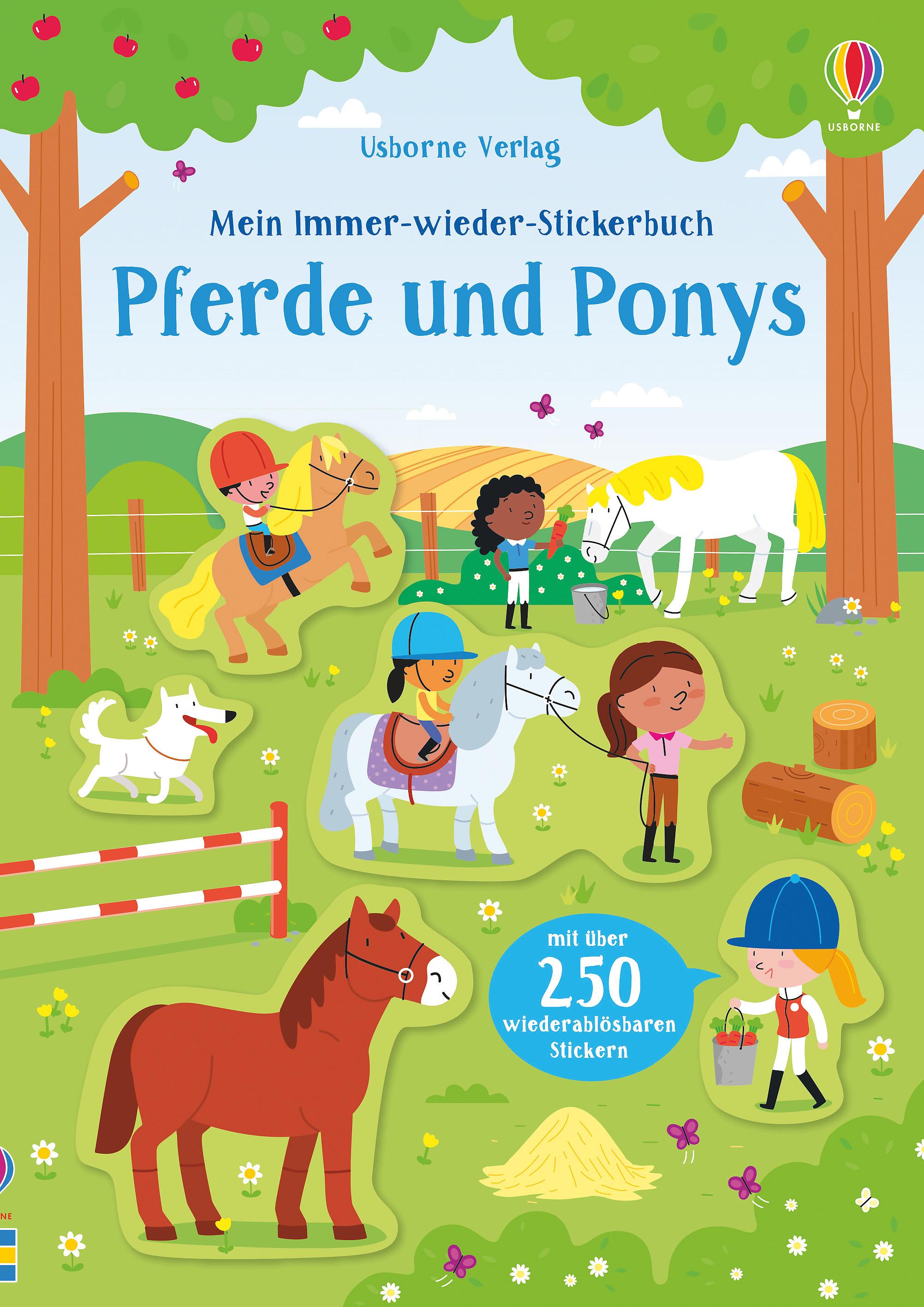 Vorderes Coverbild Mein Immer-wieder-Stickerbuch: Pferde und Ponys