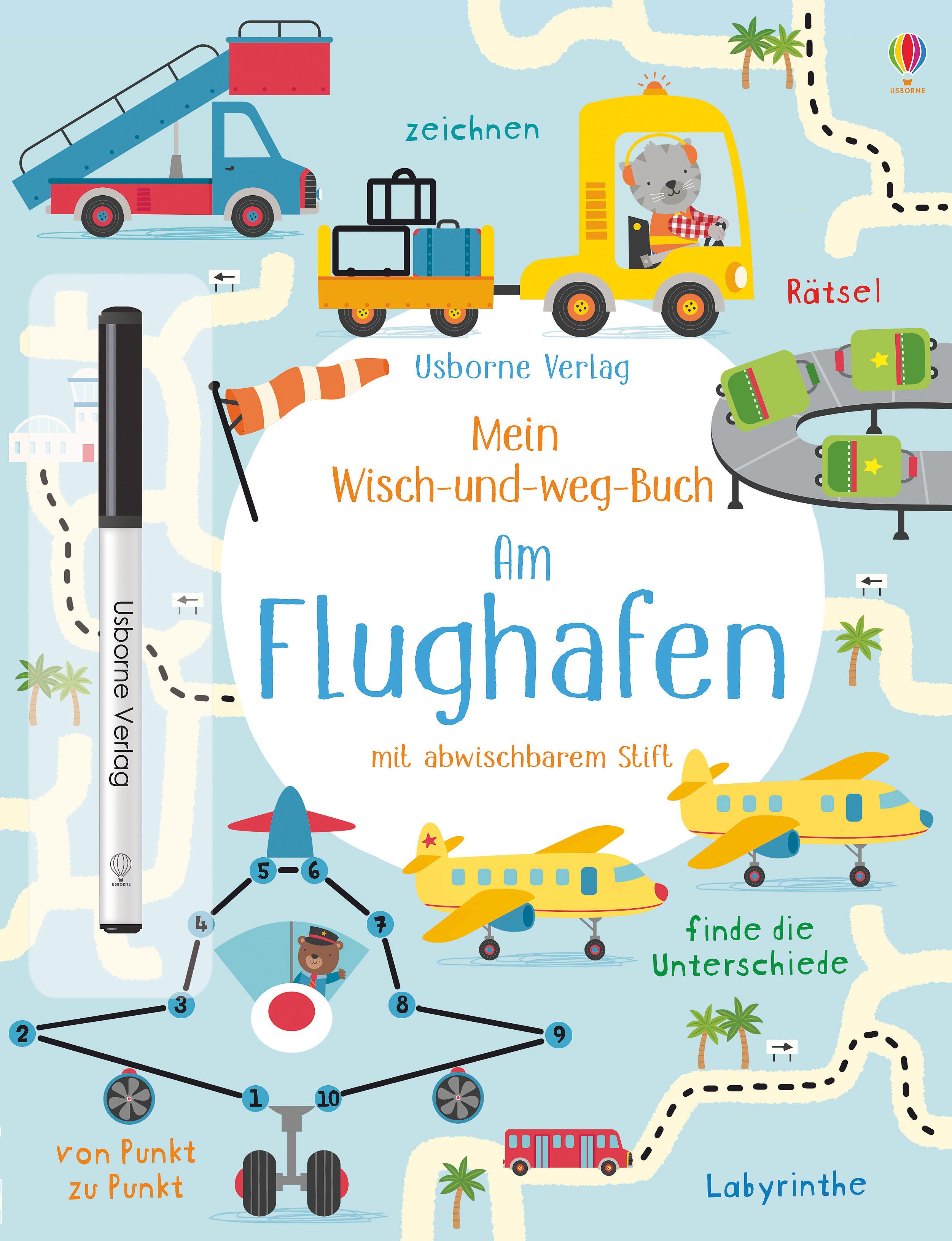 Vorderes Coverbild Mein Wisch-und-weg-Buch: Am Flughafen