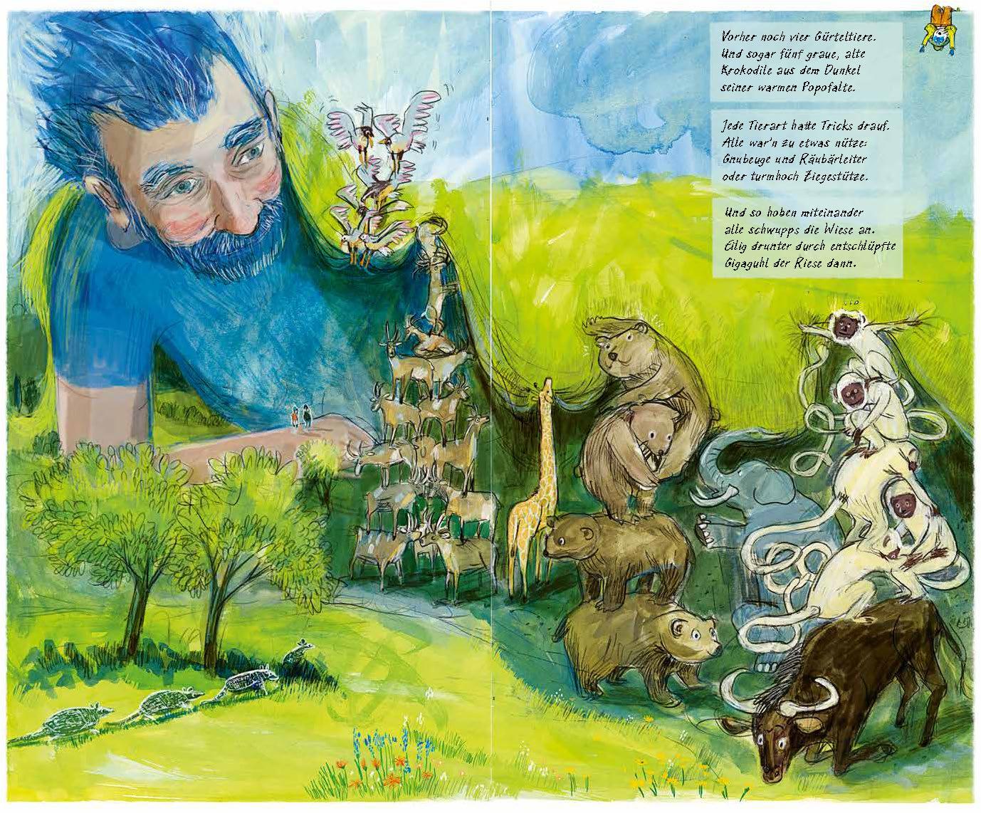 Beispielinhalt (Bild) Gigaguhl und das Riesen-Glück