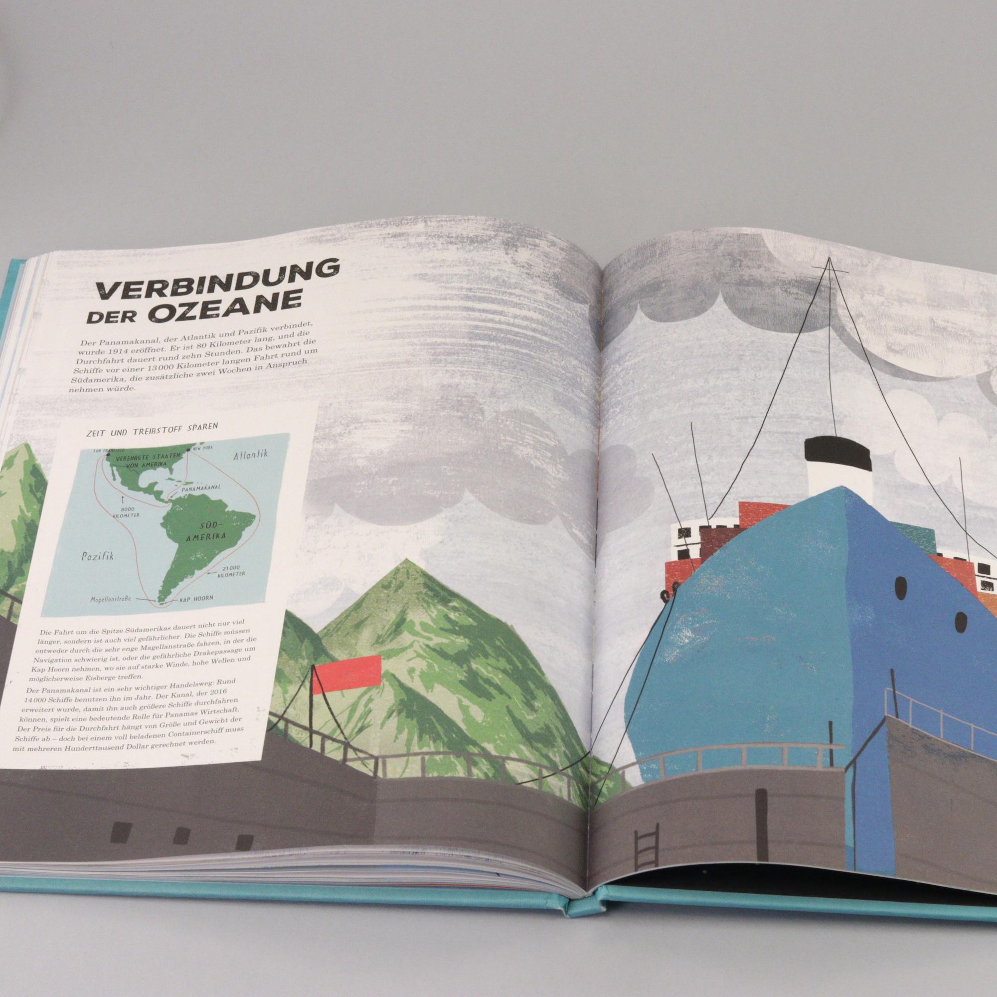 Beispielinhalt (Bild) Was unsere Welt zusammenhält - Die Macht der Geografie für Kinder