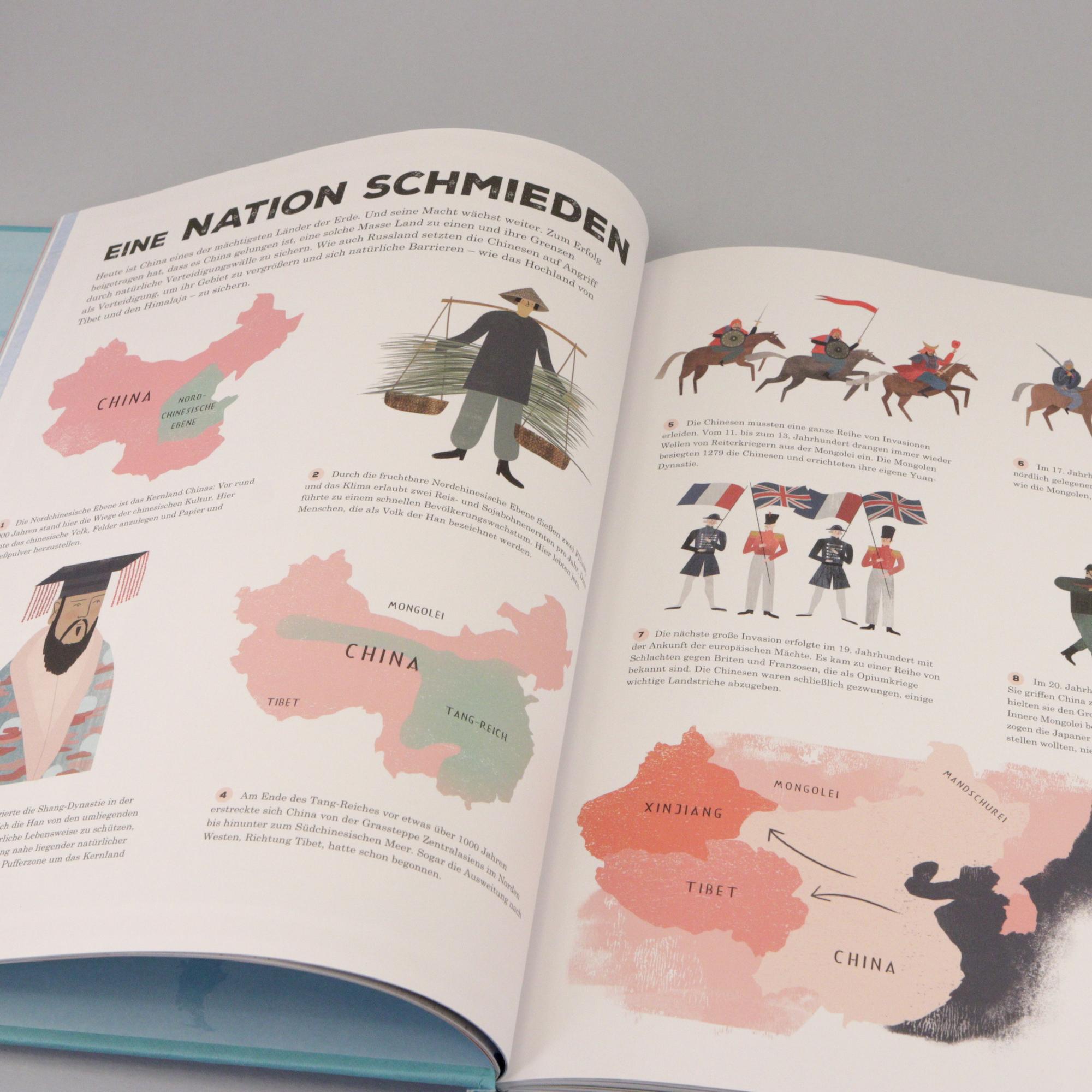 Beispielinhalt (Bild) Was unsere Welt zusammenhält - Die Macht der Geografie für Kinder