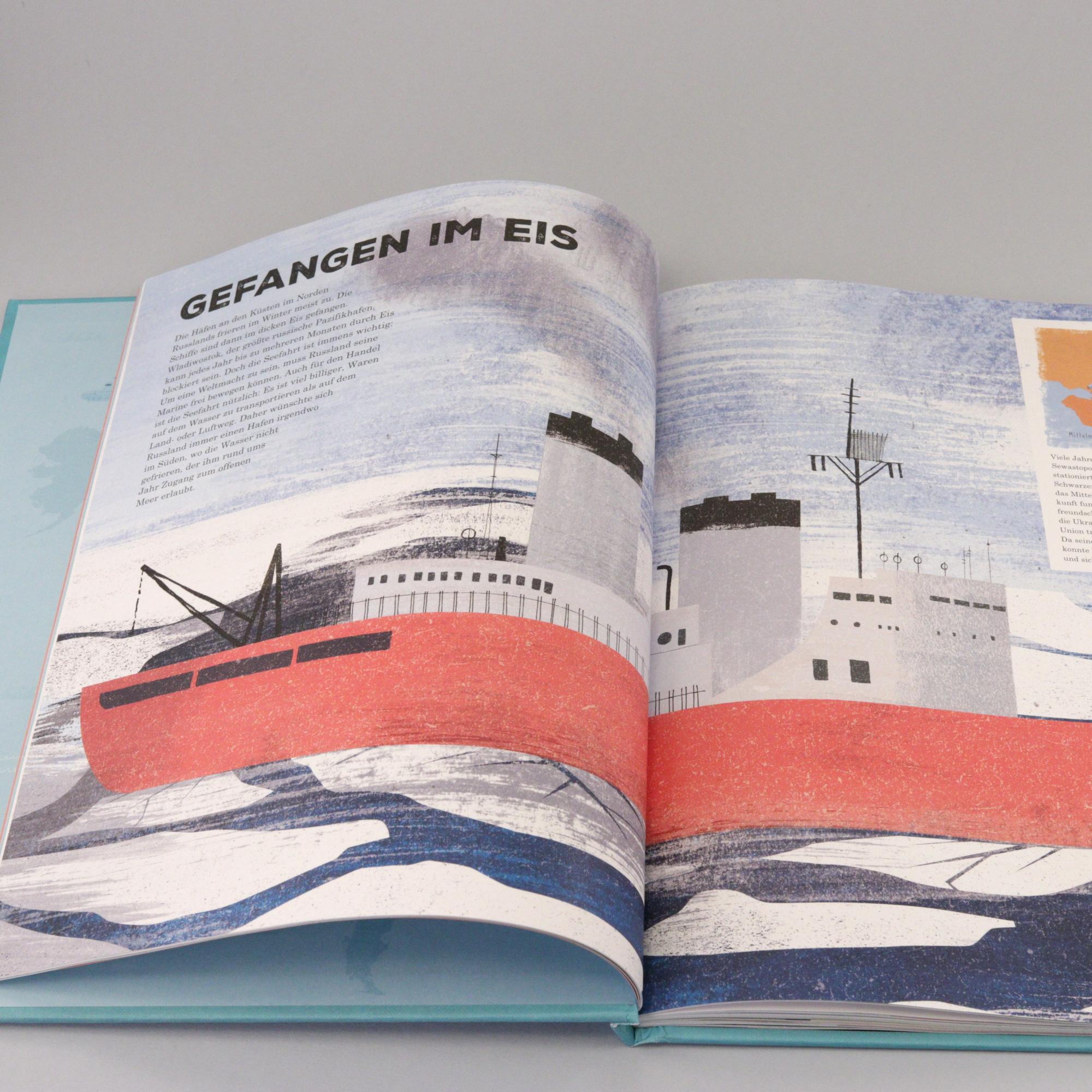 Beispielinhalt (Bild) Was unsere Welt zusammenhält - Die Macht der Geografie für Kinder