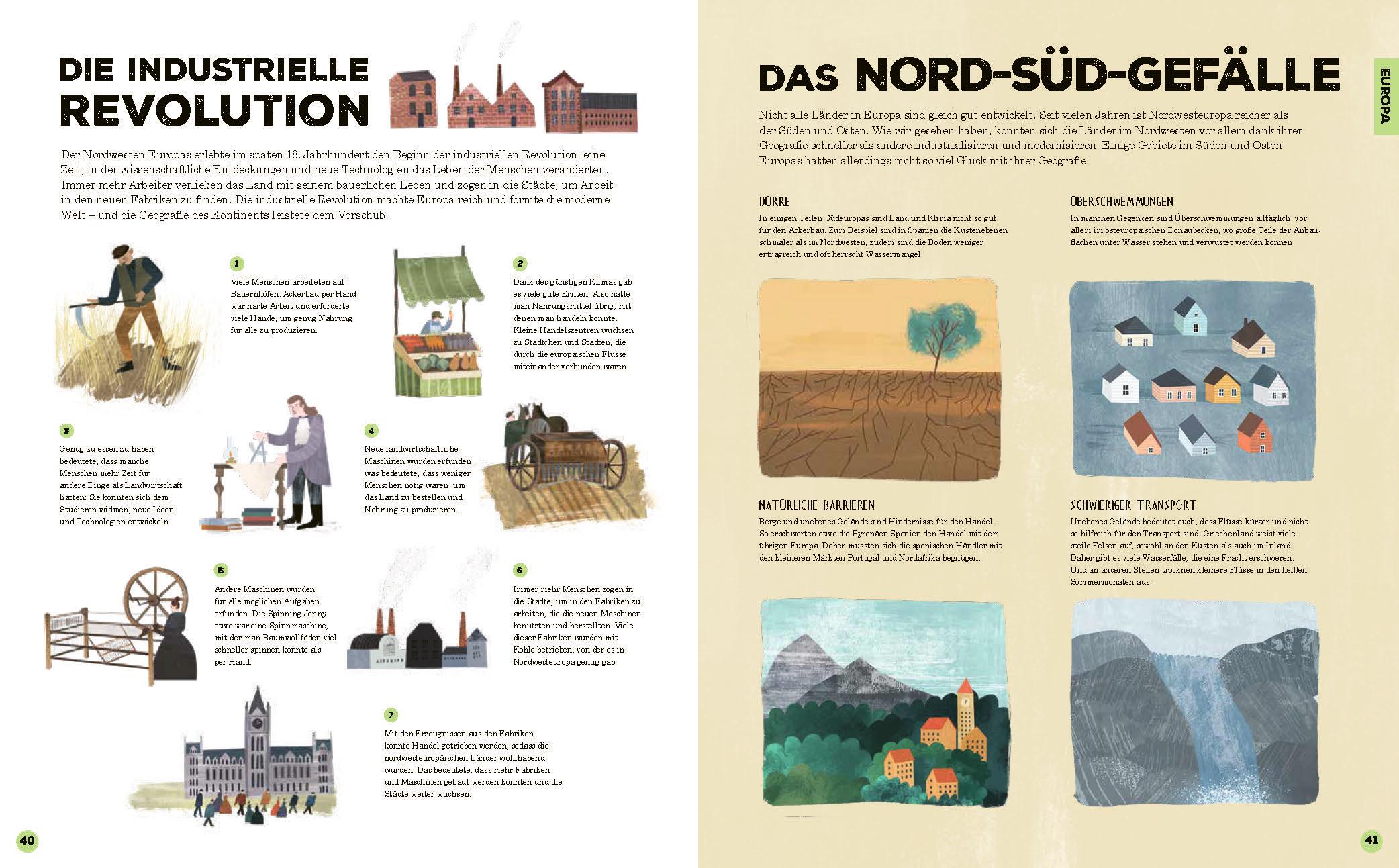 Beispielinhalt (Bild) Was unsere Welt zusammenhält - Die Macht der Geografie für Kinder